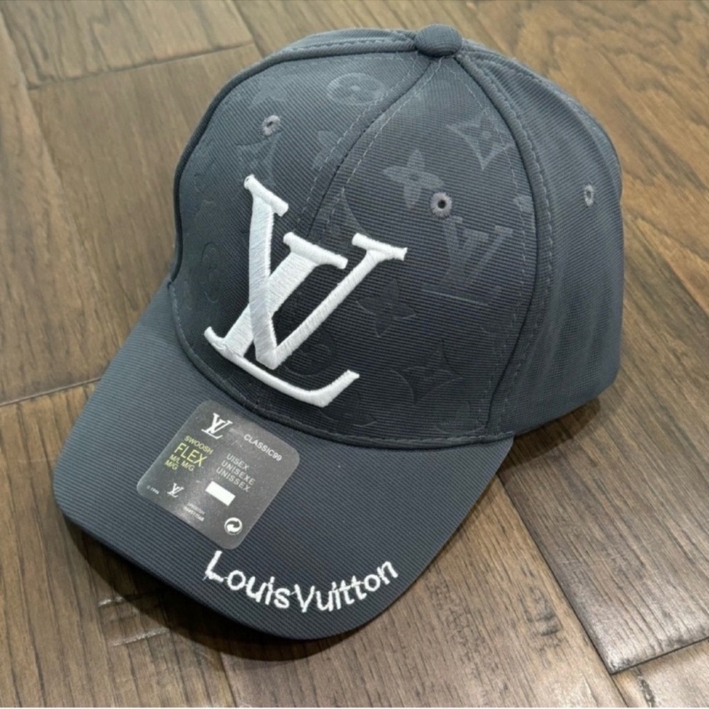 Dark Gray Monogram Cap